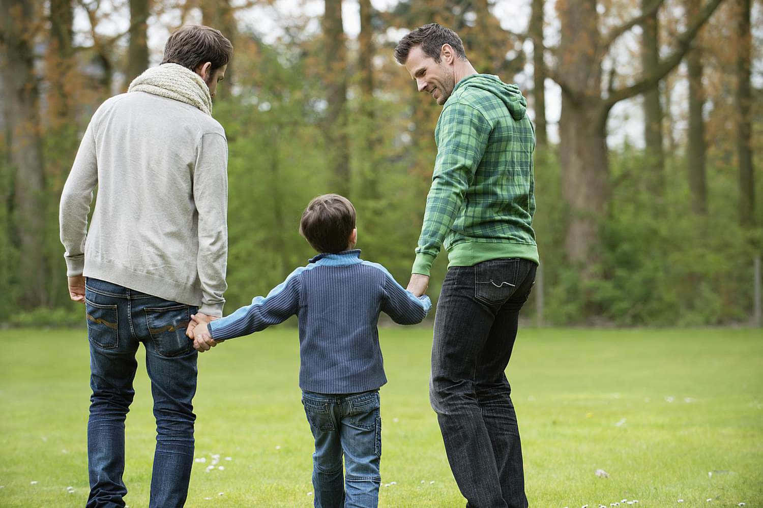 Gay Boys, child, grassy park, HD Desktop Wallpaper