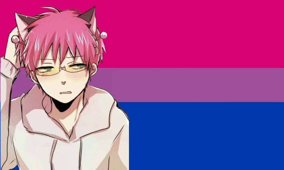 anime character, pink-haired, cat ears, SD Desktop Wallpaper