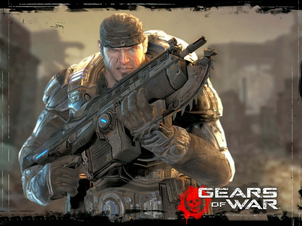 Gears Of War 1, soldier, heavy armor, SD Desktop Wallpaper