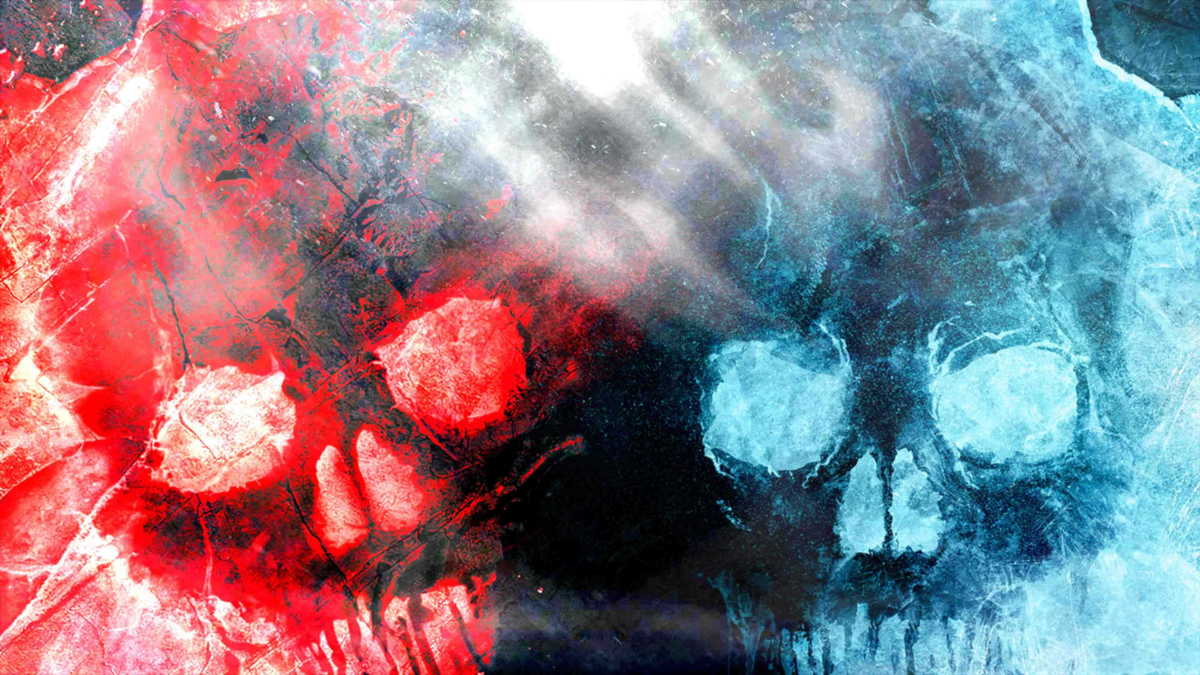 Gears Of War 5, red, blue, 4K Desktop Wallpaper