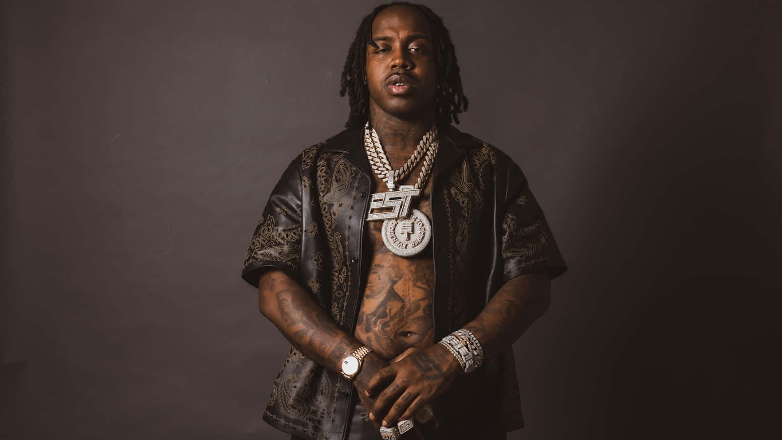 Gee Money, dreadlocks, tattoos, HD Desktop Wallpaper
