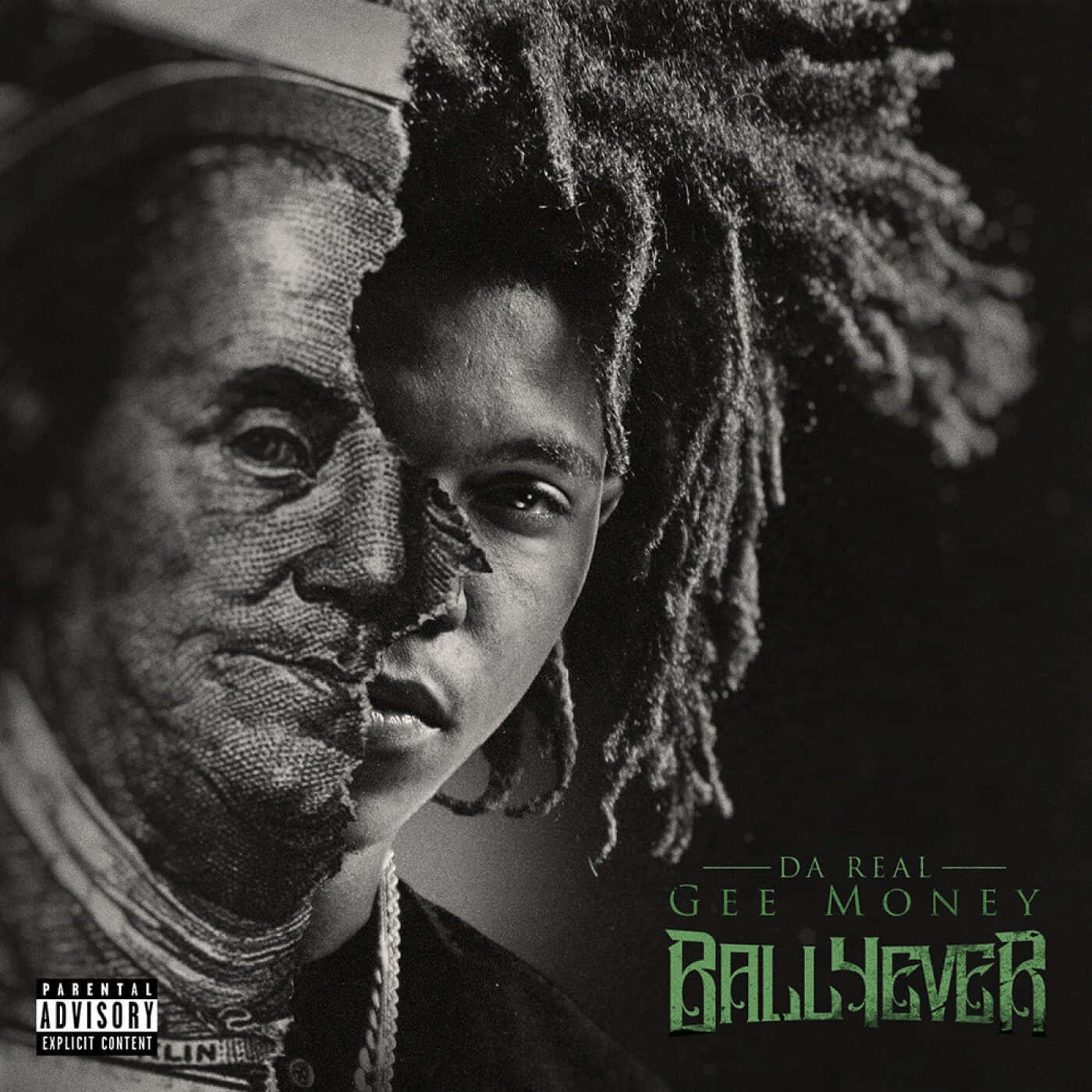 Gee Money, dreadlocks, torn dollar bill texture, HD Desktop Wallpaper