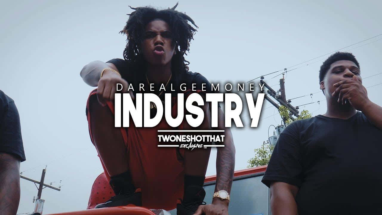 Gee Money, red vehicle, bold white text, HD Desktop Wallpaper