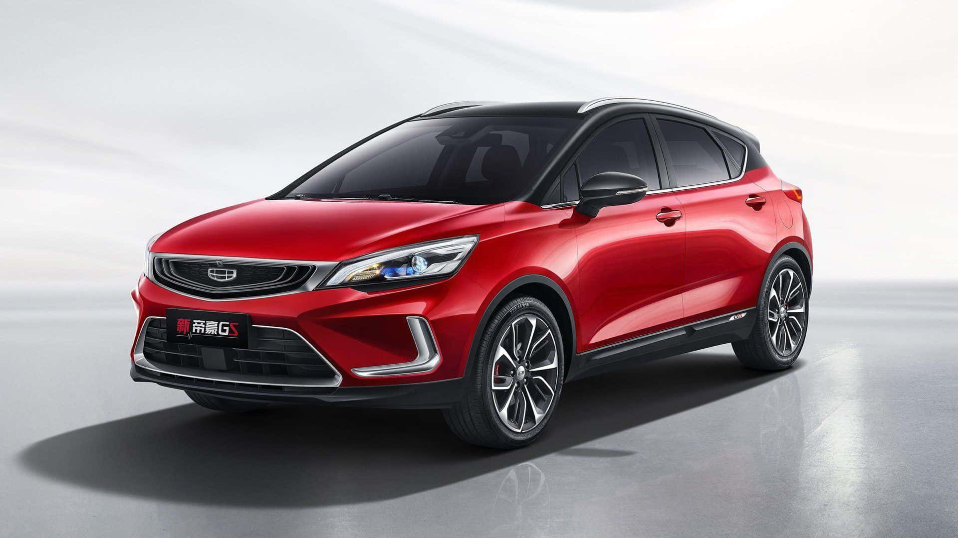Geely Emgrand, red, glossy, Full HD Desktop Wallpaper