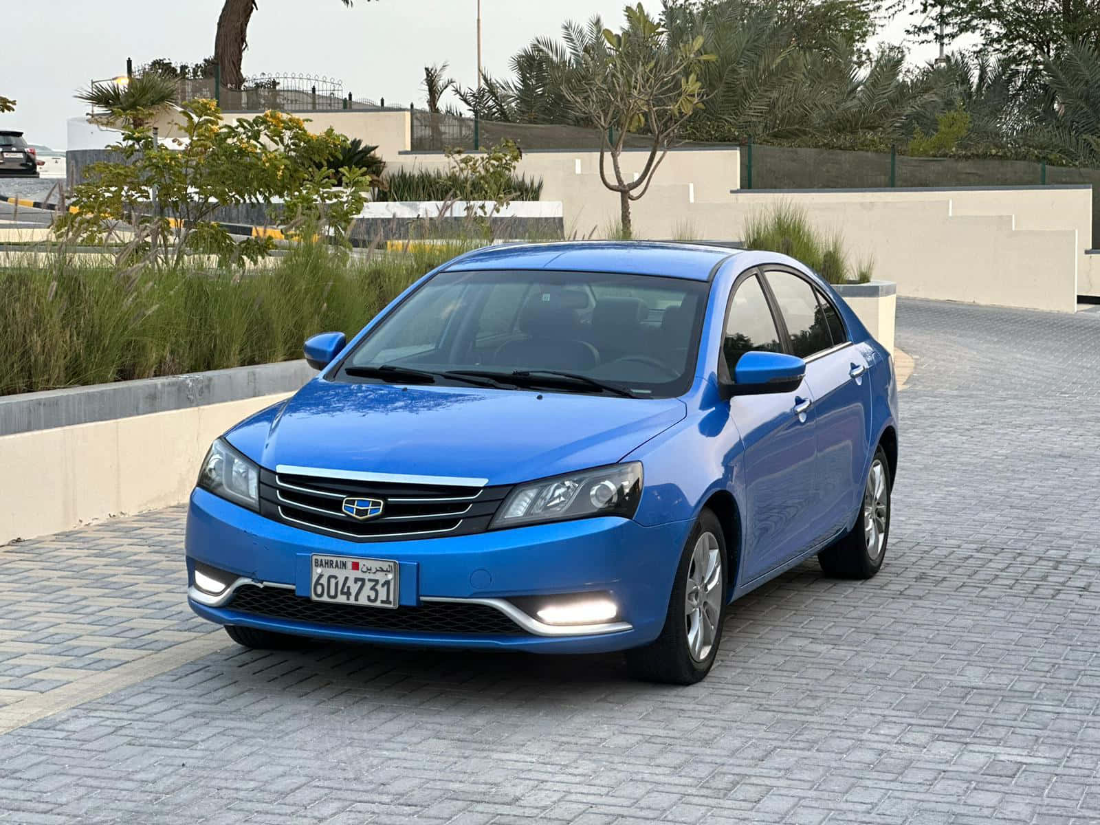 Geely Emgrand, vibrant blue, sedan, HD Desktop Wallpaper