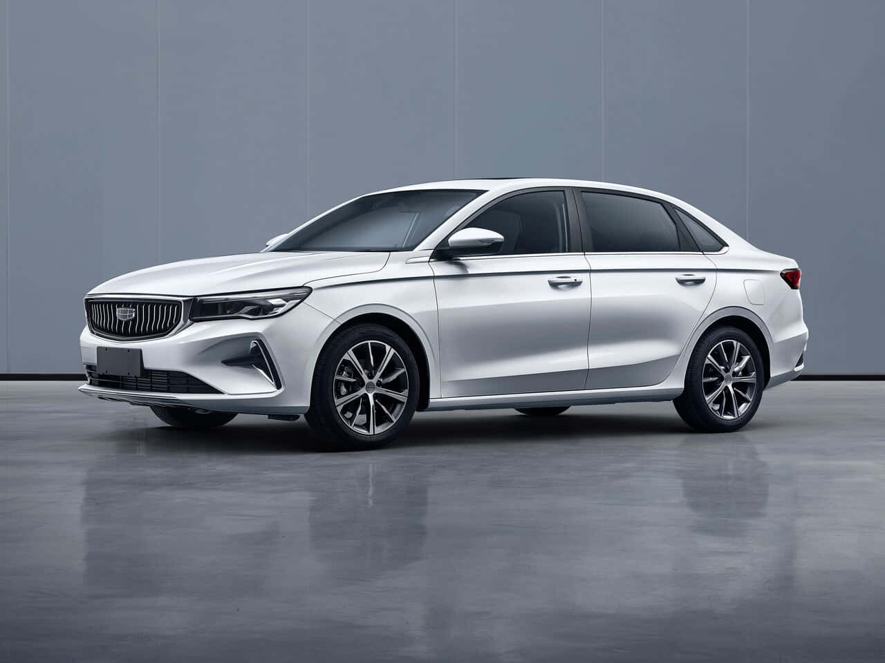 Geely Emgrand, sleek silver sedan, modern design lines, HD Desktop Wallpaper