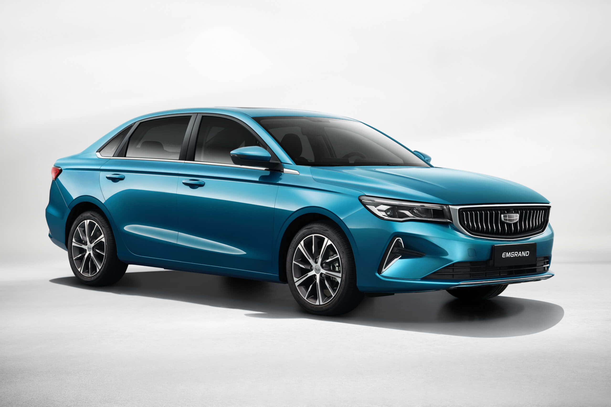 Geely Emgrand, sedan, metallic blue, 2K Desktop Wallpaper