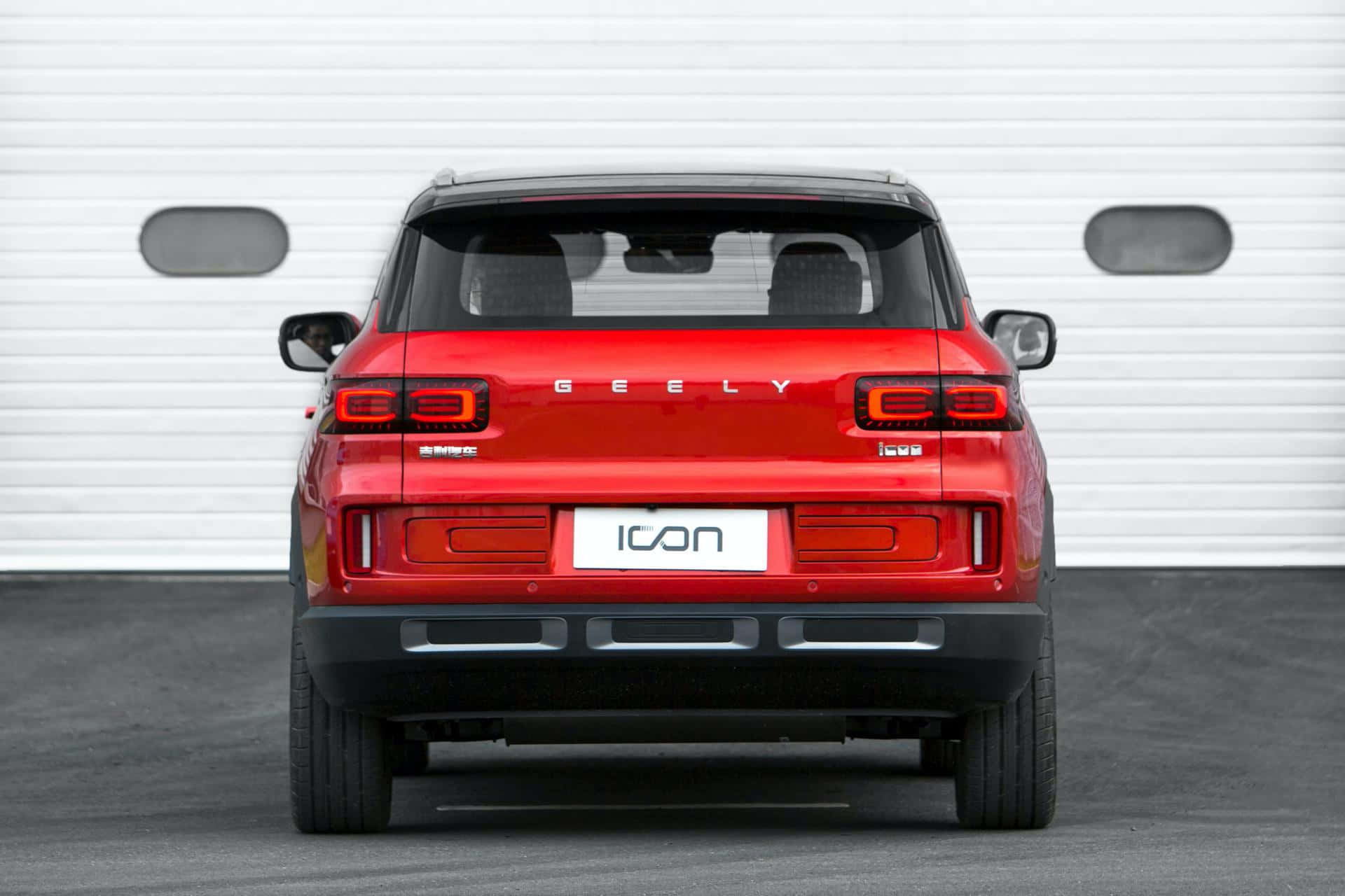 Geely Icon, exquisite crossover vehicle, serene countryside road, Full HD Desktop Wallpaper