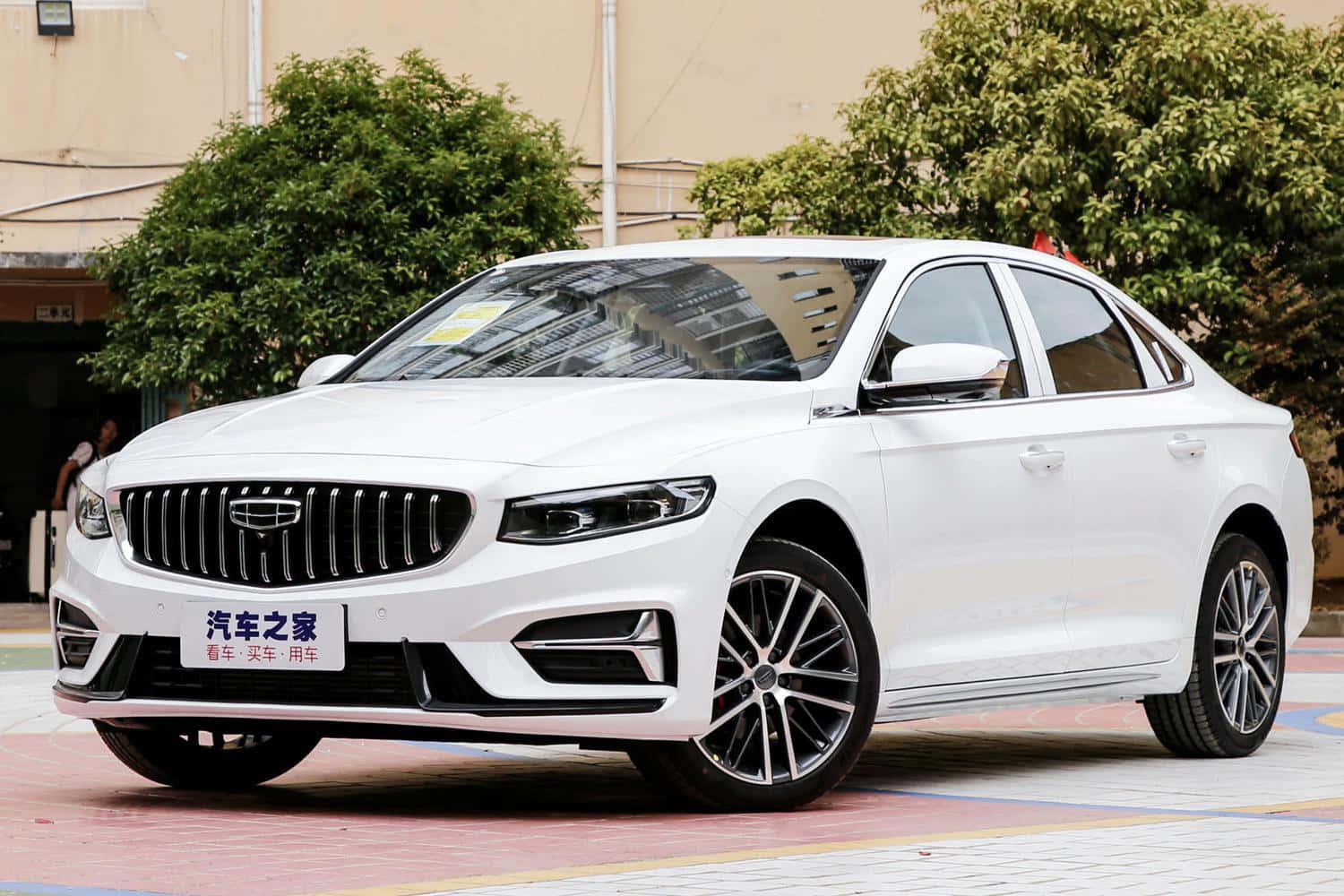 Geely Preface, pristine white, luxury sedan, HD Desktop Wallpaper