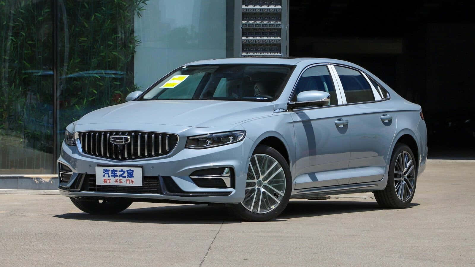 Geely Preface, sleek silver sedan, bright daylight, HD Desktop Wallpaper