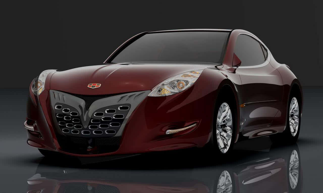 Geely, maroon, bold grille, HD Desktop Wallpaper