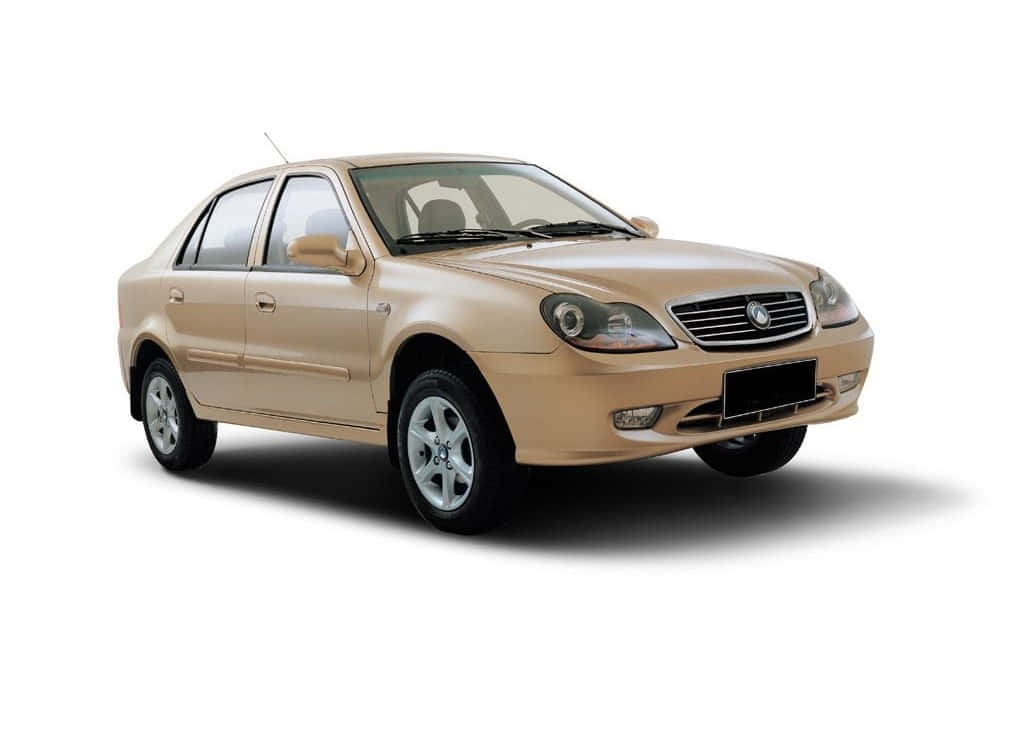 Geely, 1023 x 732, beige sedan, SD Desktop Wallpaper