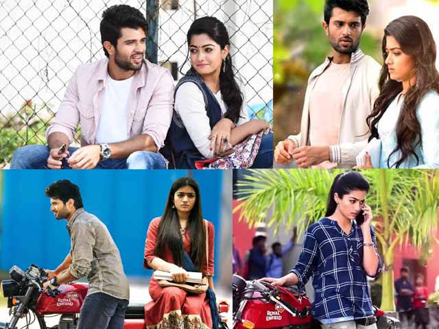 Geetha Govindam, couple, fence, SD Desktop Wallpaper