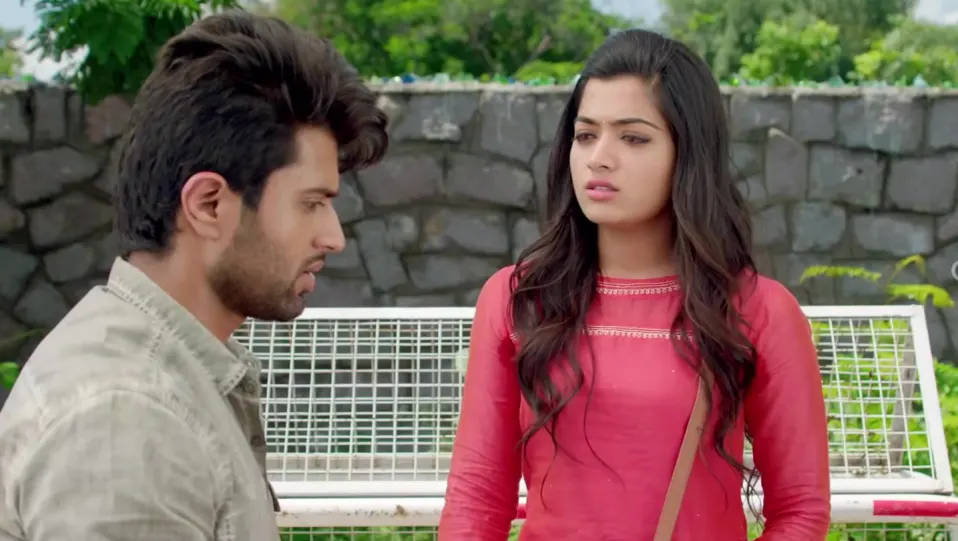 Geetha Govindam, disappointment fight, stone wall, SD Desktop Wallpaper