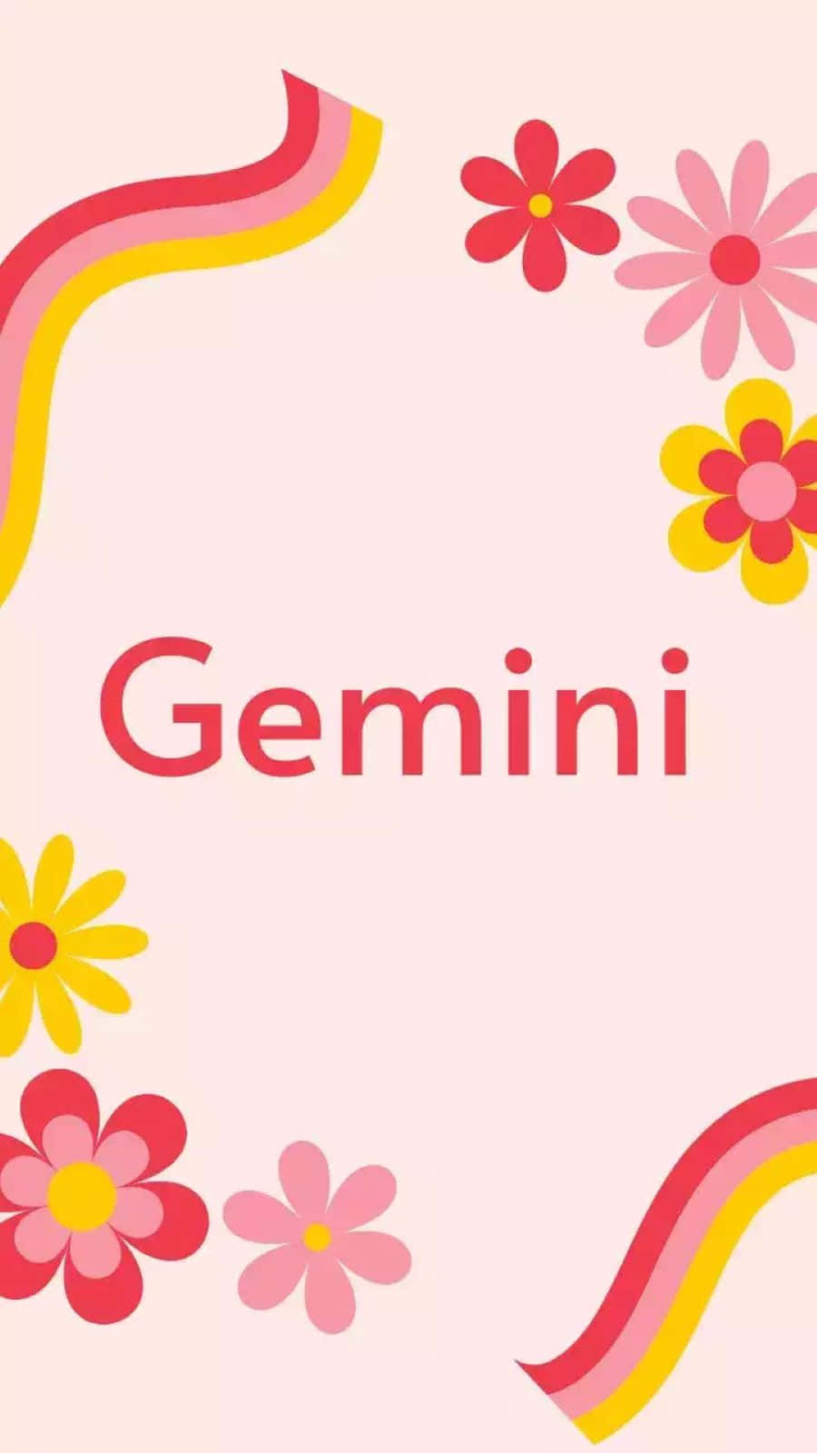 Gemini, pastel pink, red, HD Phone Wallpaper