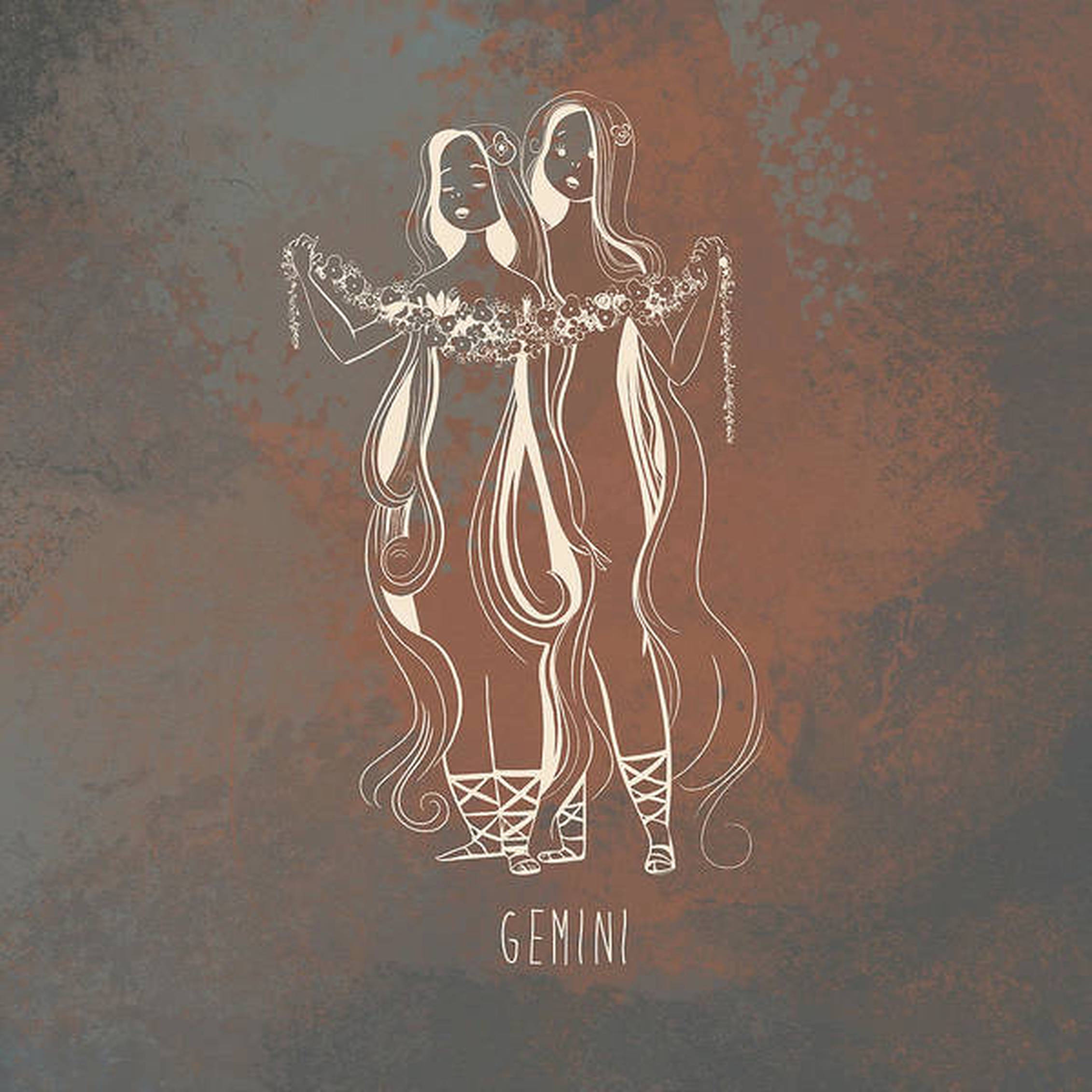 Gemini, zodiac, twin goddesses, Full HD Desktop Wallpaper