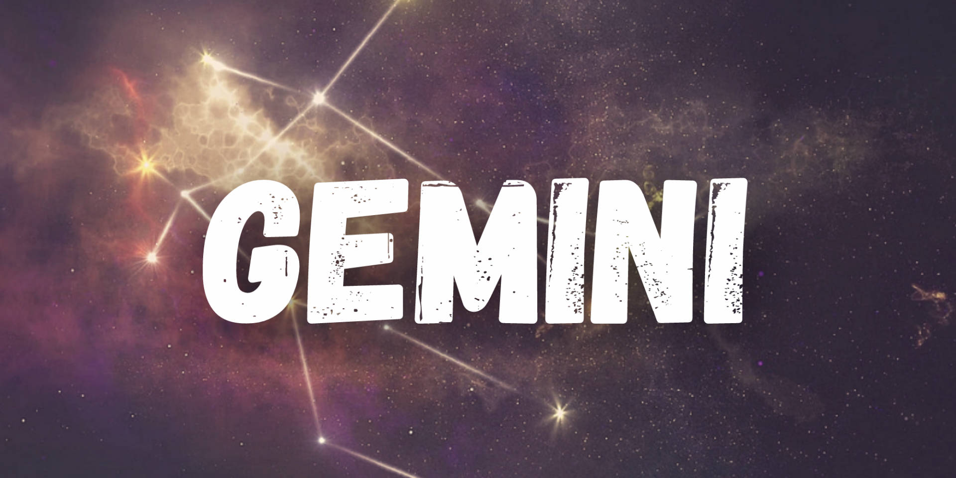Gemini, zodiac, cloudy constellations, Full HD Desktop Wallpaper