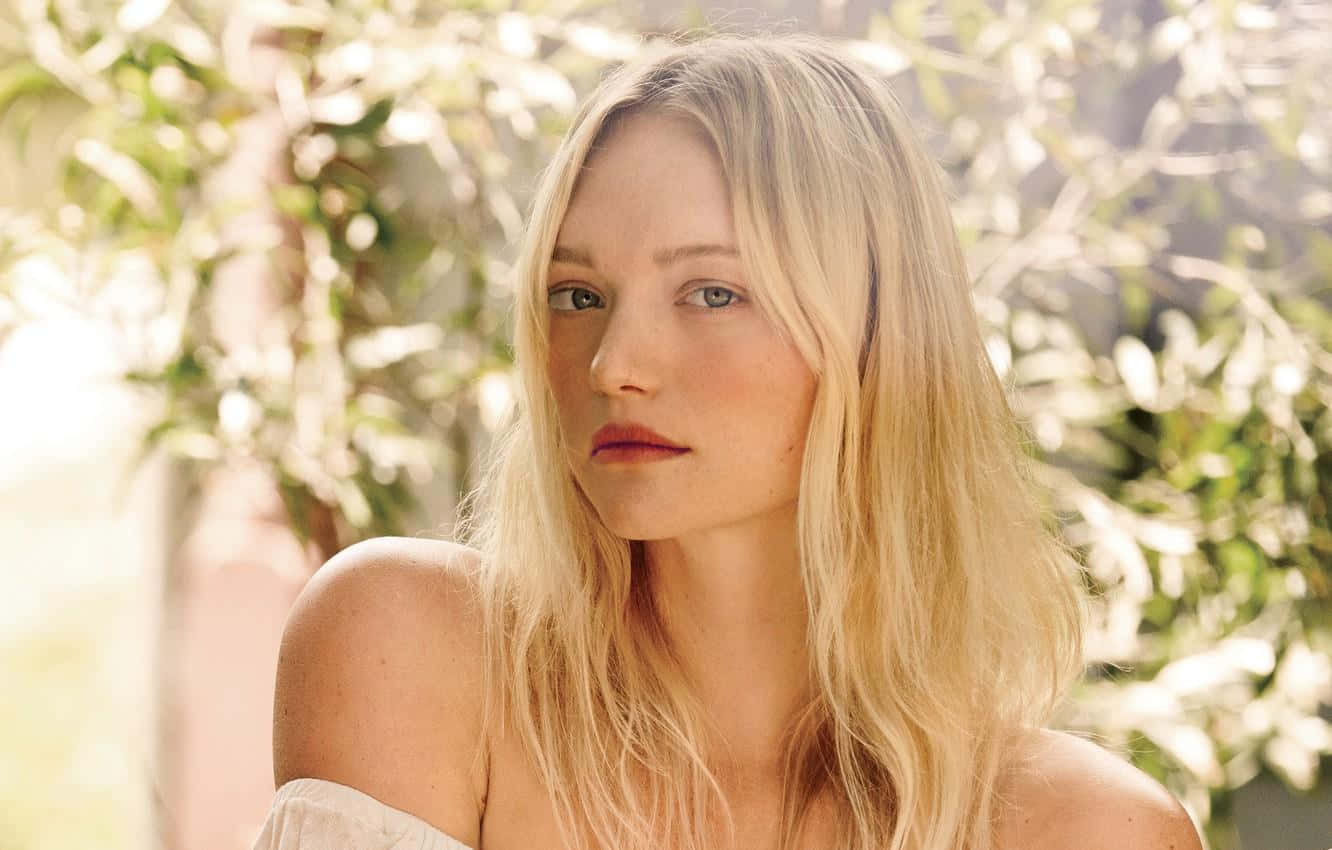 Gemma Ward, blonde woman, sunlit, HD Desktop Wallpaper