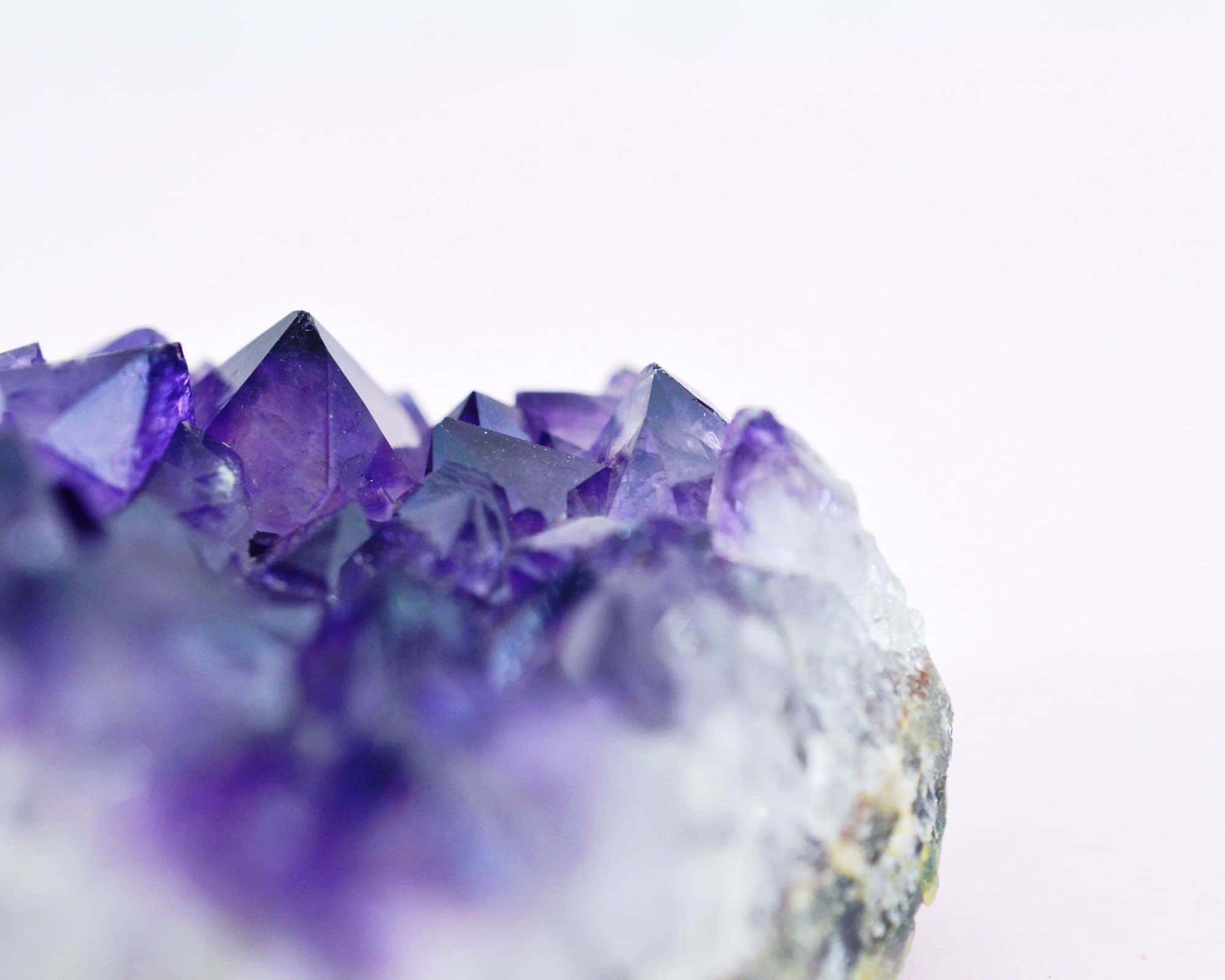 purple gemstone geode, amethyst crystals, vibrant purple, Full HD Desktop Wallpaper
