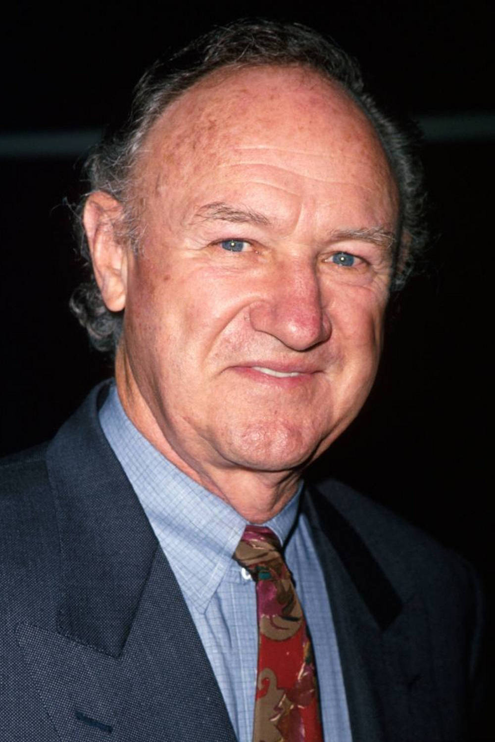 Gene Hackman, dark suit, patterned tie, HD Phone Wallpaper