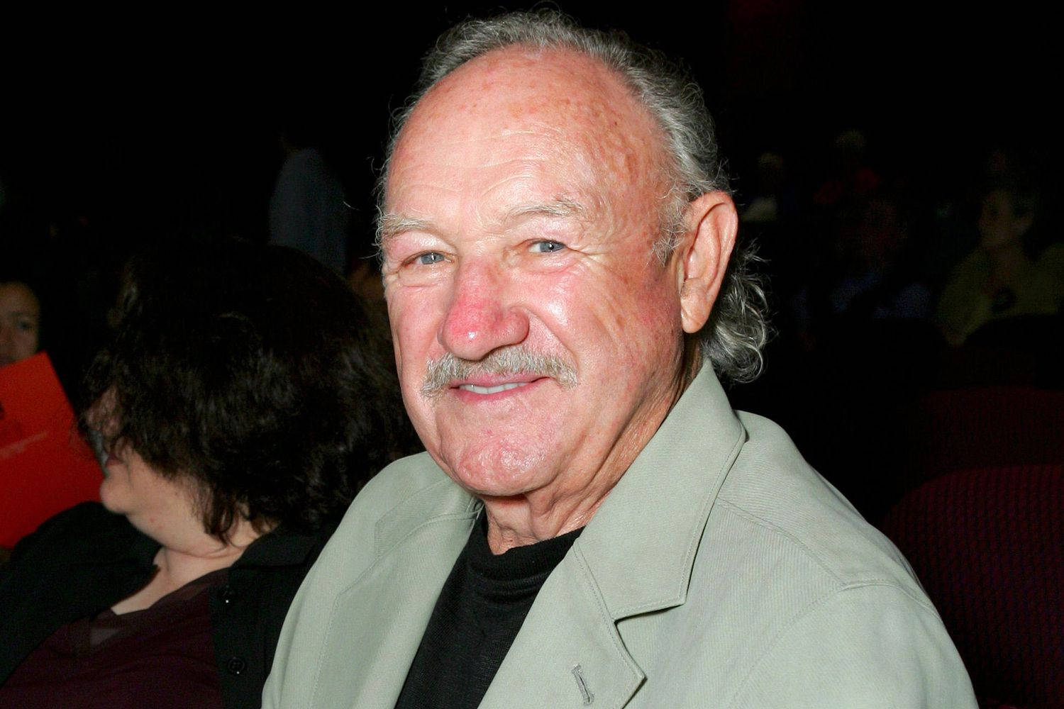Gene Hackman, gray hair, mustache, HD Desktop Wallpaper