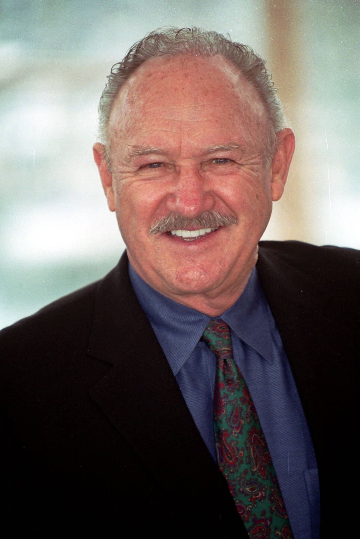 Gene Hackman, suit, mustache, HD Phone Wallpaper