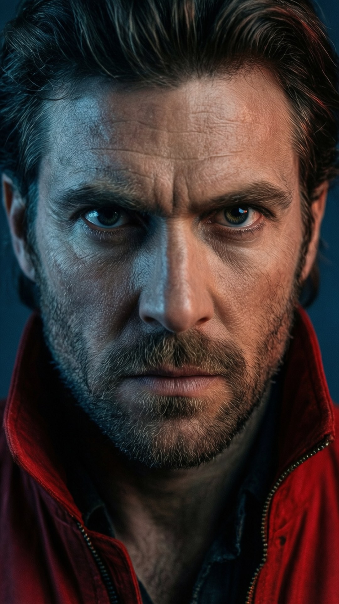 Gene Starwind, intense expression, close-up, Full HD Phone Wallpaper