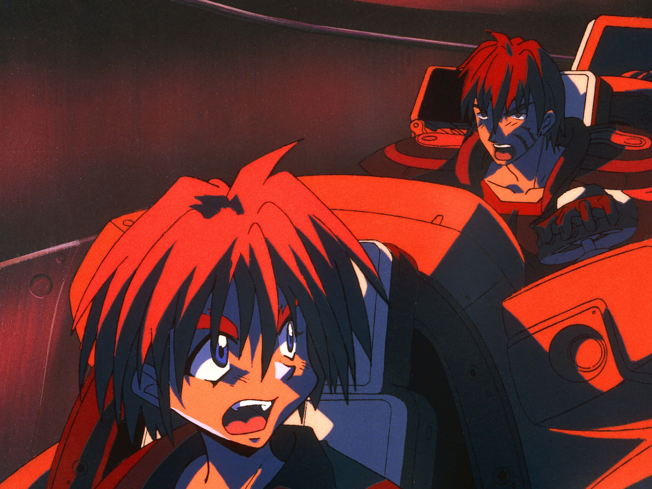 Gene Starwind, space adventure, anime characters, 2K Desktop Wallpaper