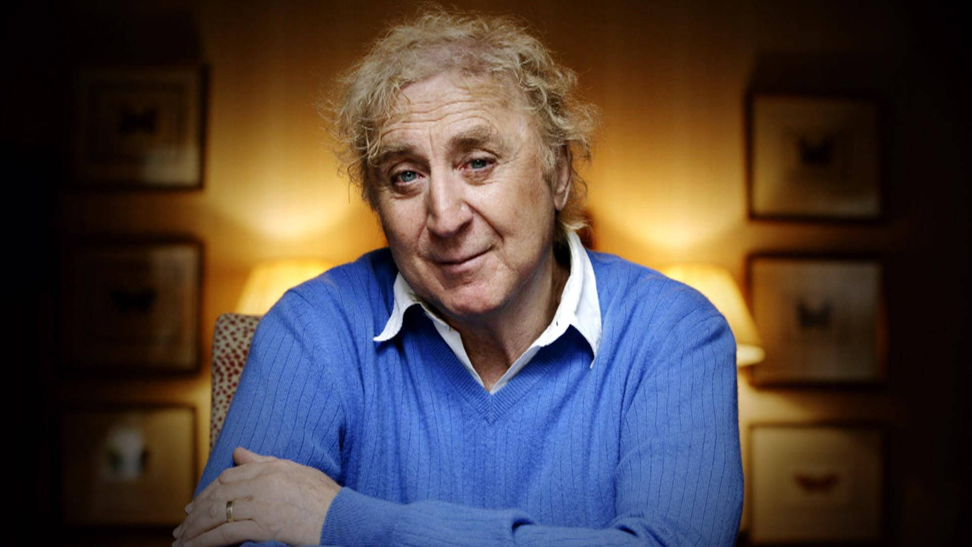 Gene Wilder, curly hair, warmly lit room, Full HD Desktop Wallpaper