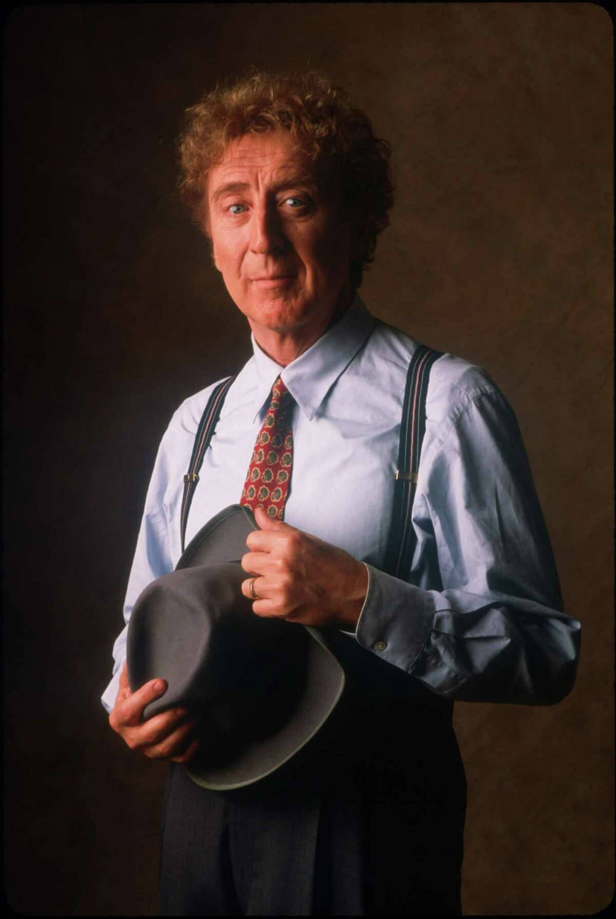 Gene Wilder, light blue shirt, suspenders, HD Phone Wallpaper