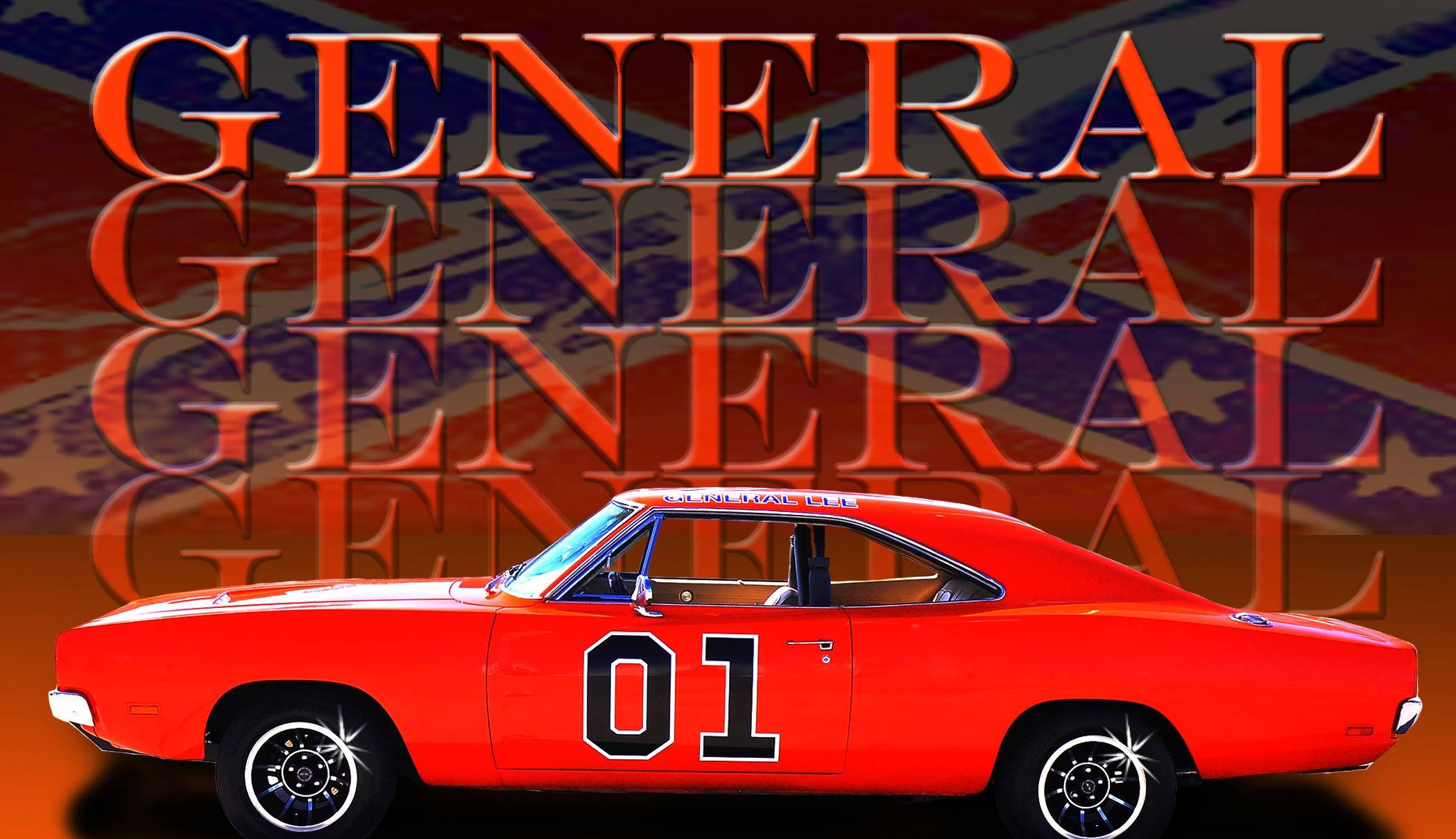 General Lee, red, 01, Full HD Desktop Wallpaper