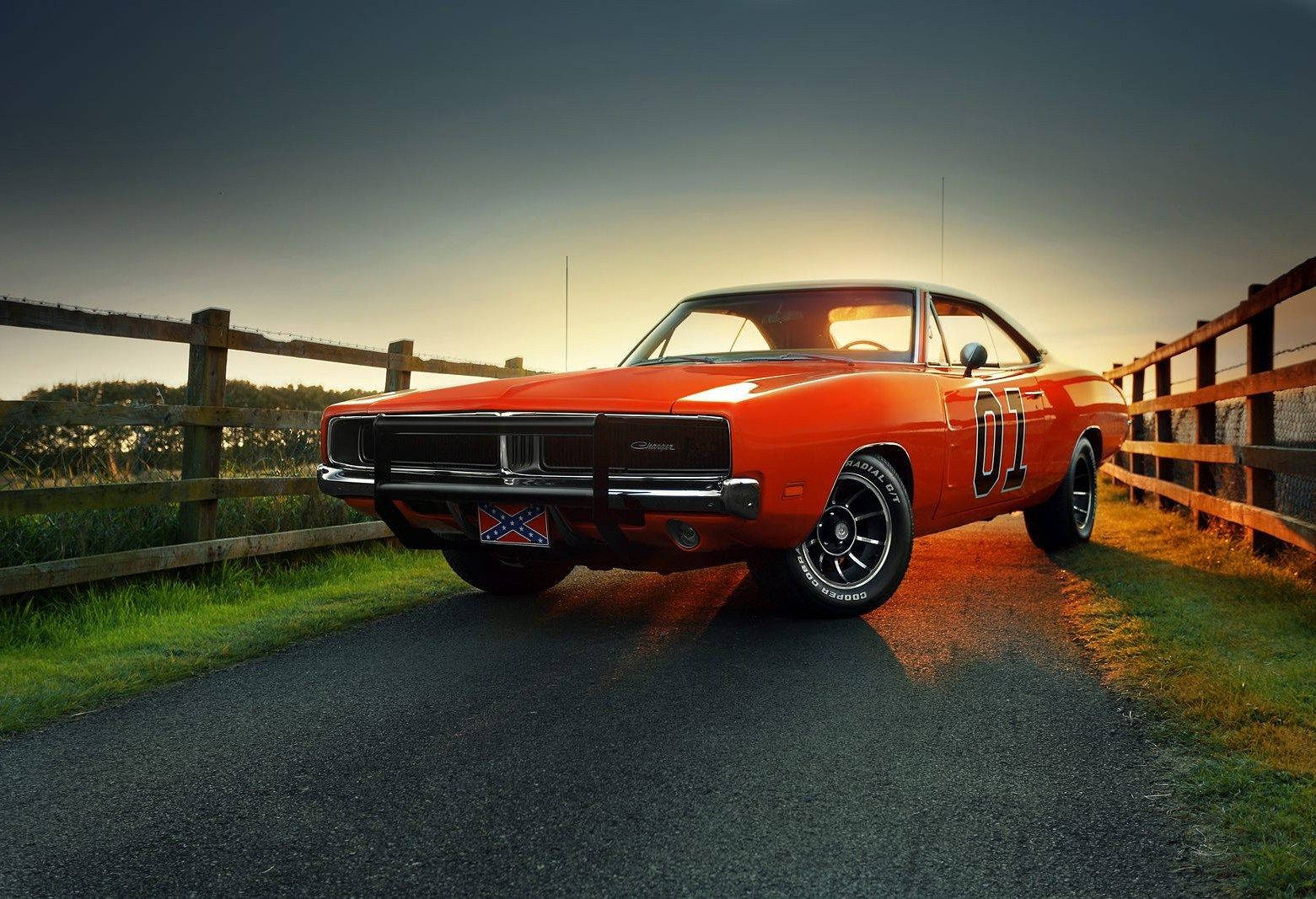 General Lee, 1970 Dodge Challenger, 01, HD Desktop Wallpaper