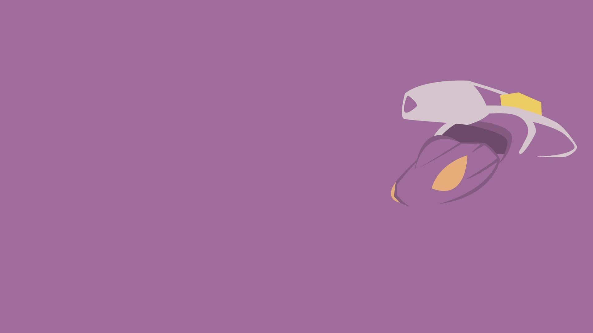 Genesect, purple, yellow, Full HD Desktop Wallpaper