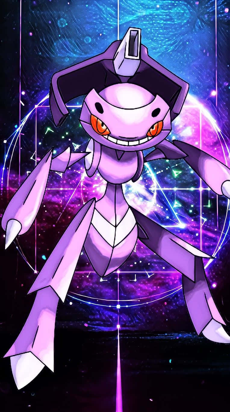 Genesect, purple, anime-style, HD Phone Wallpaper