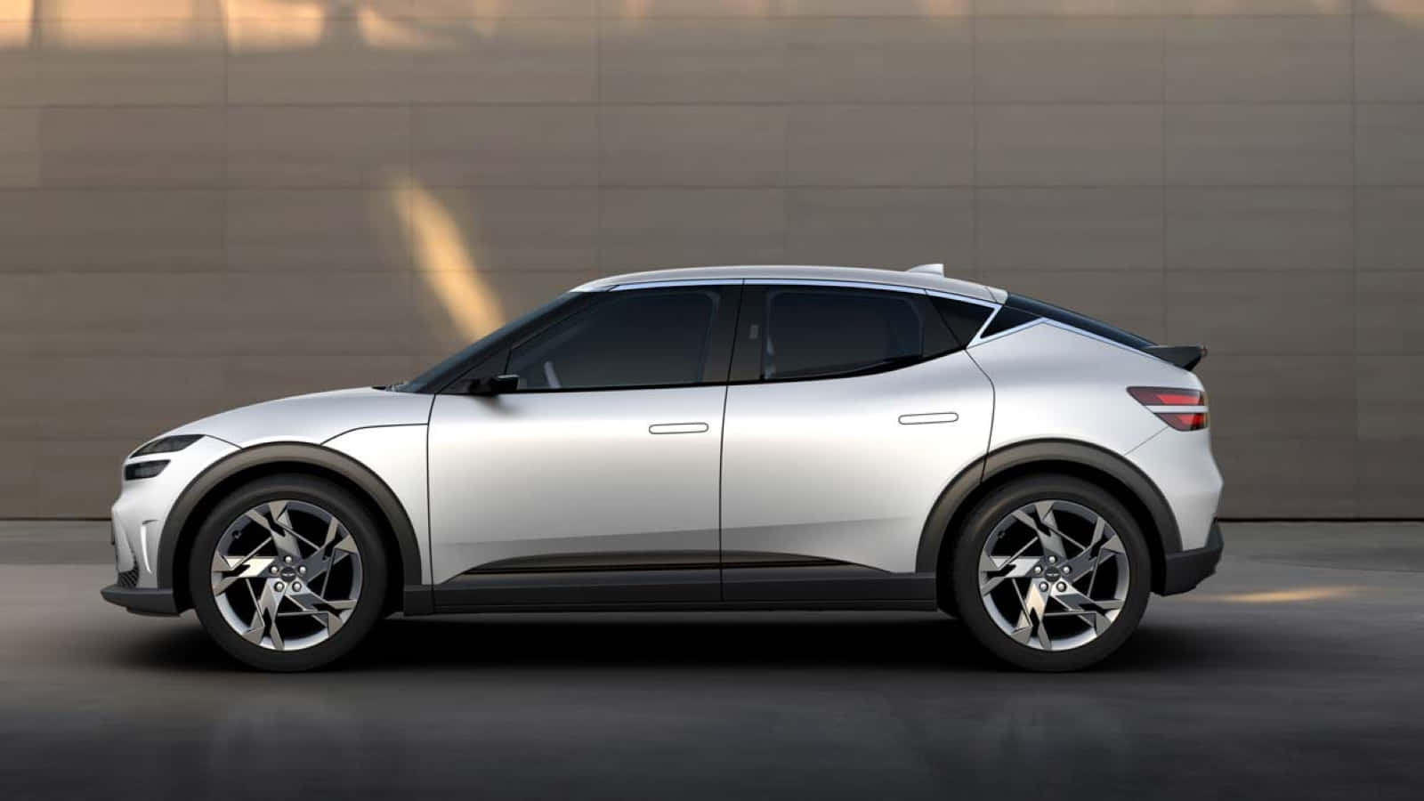 Genesis GV60, silver, electric SUV, HD Desktop Wallpaper