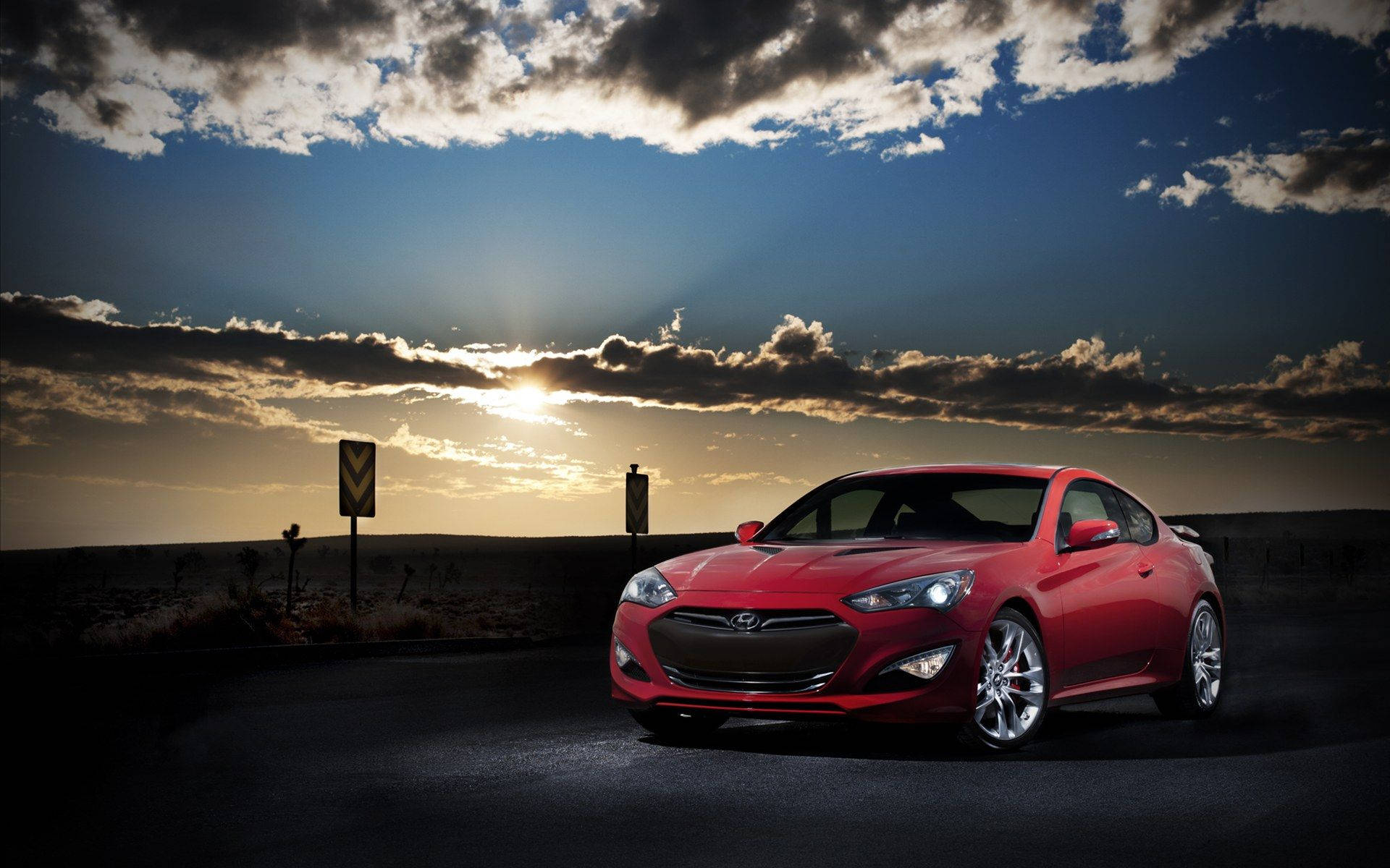 Genesis X Concept, red, sports car, Full HD Desktop Wallpaper