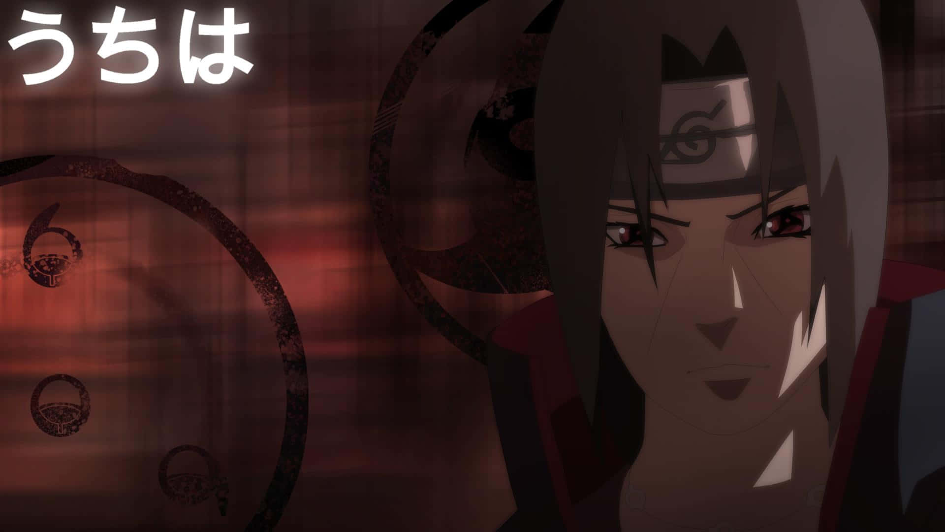 Genjutsu, silver hair, red eyes, Full HD Desktop Wallpaper