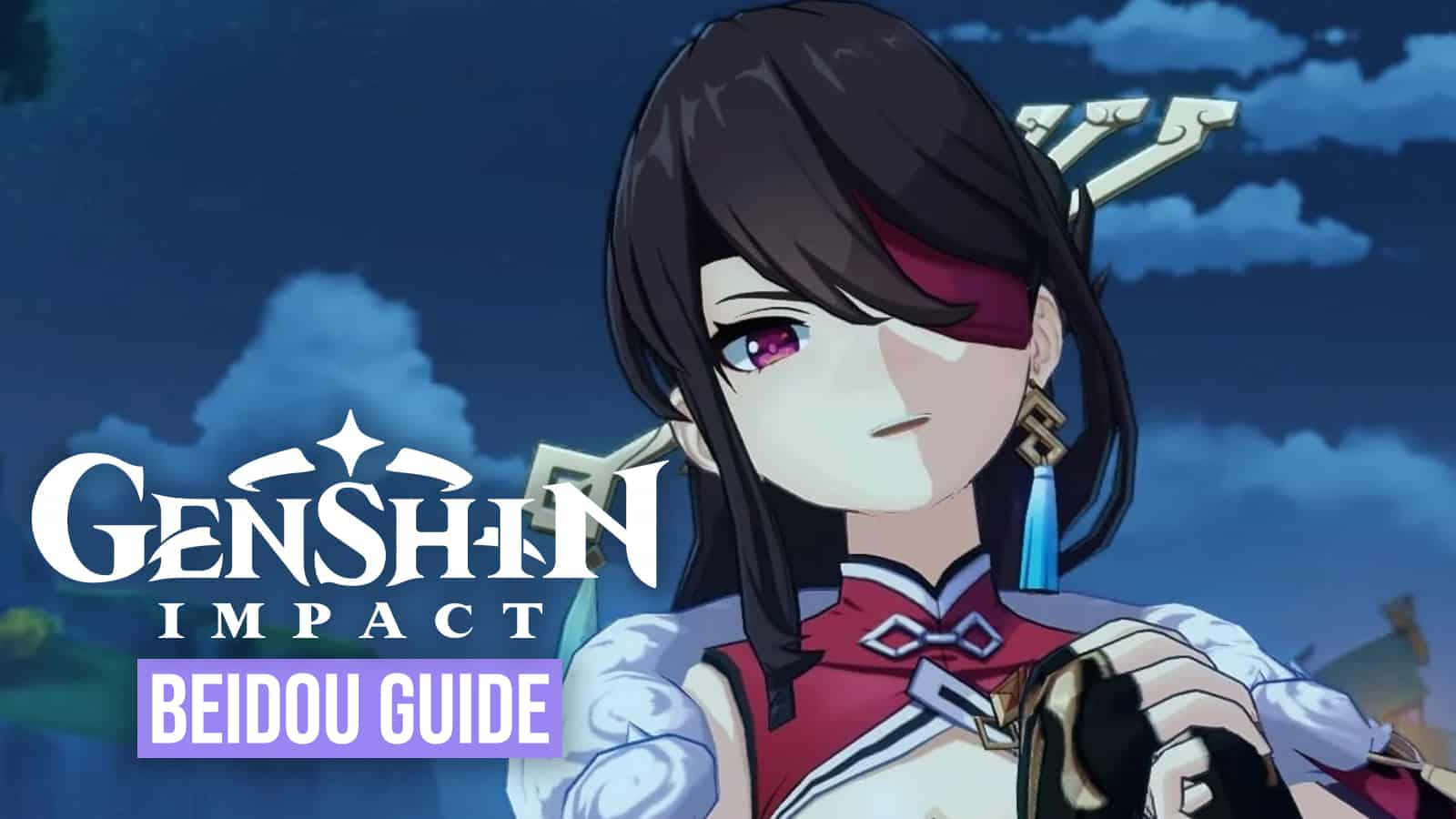 Genshin Impact, Beidou, dark hair, HD Desktop Wallpaper