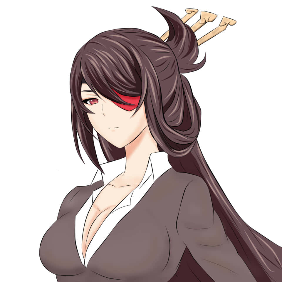 Genshin Impact, Beidou, red eye patch, SD Desktop Wallpaper