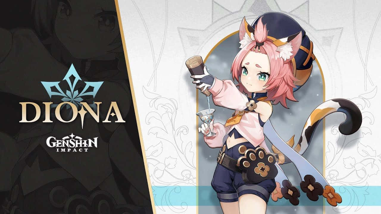 Genshin Impact, Diona, cat-eared girl, HD Desktop Wallpaper