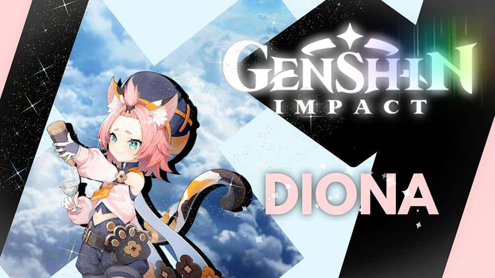Genshin Impact, Diona, pink-haired, SD Desktop Wallpaper