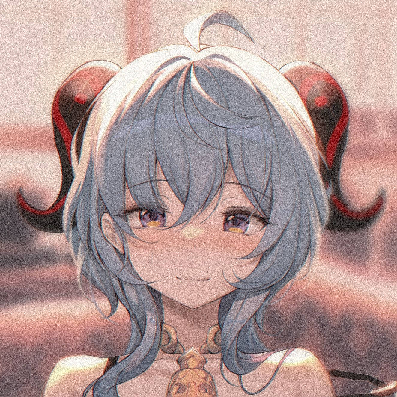 Genshin Impact, Ganyu, silver hair, HD Phone Wallpaper