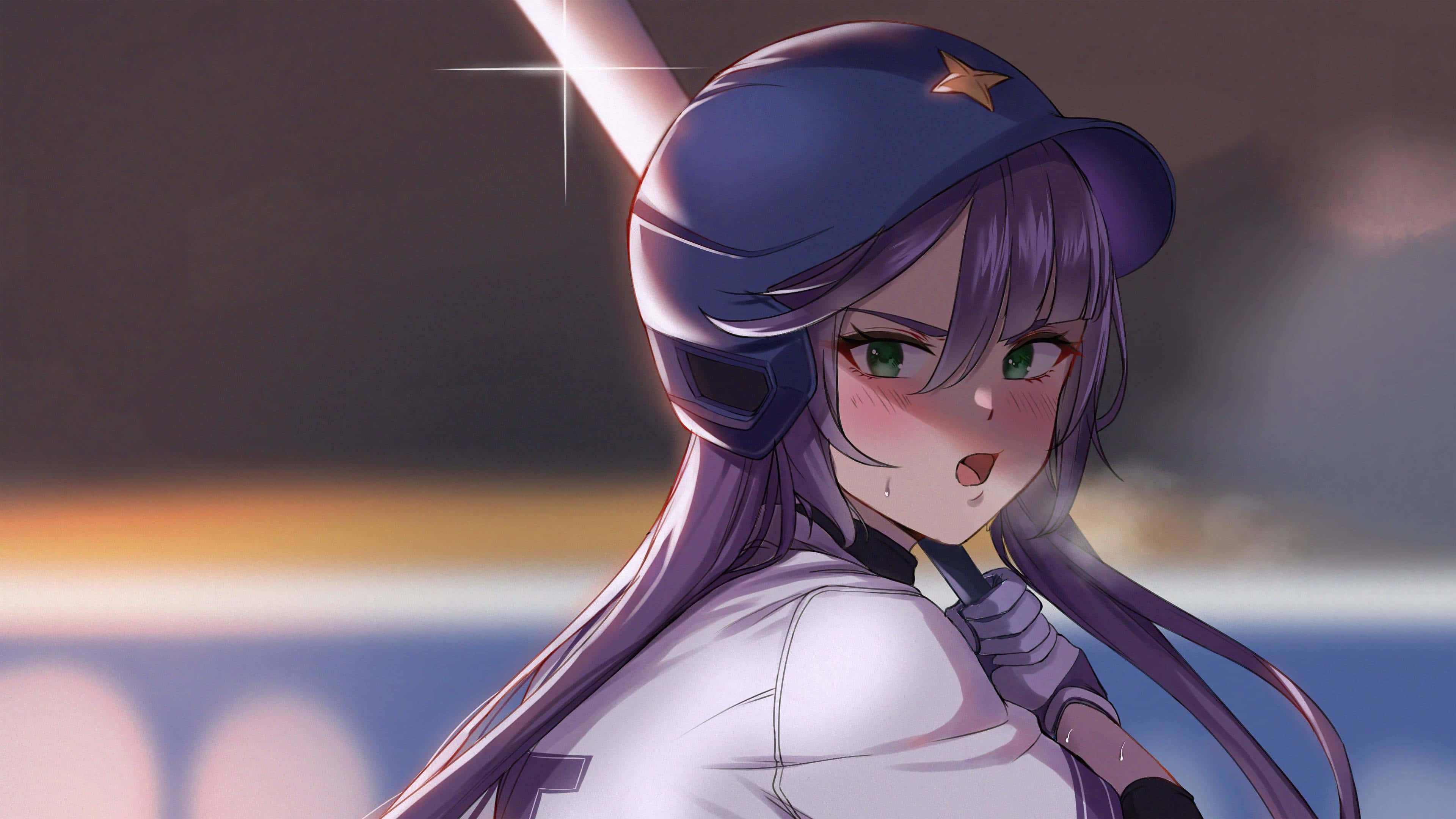 Genshin Impact, Mona, purple-haired, 4K Desktop Wallpaper