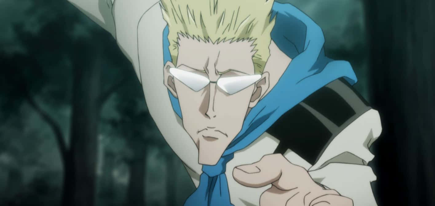 Genthru, spiky blonde hair, white glasses, HD Desktop Wallpaper