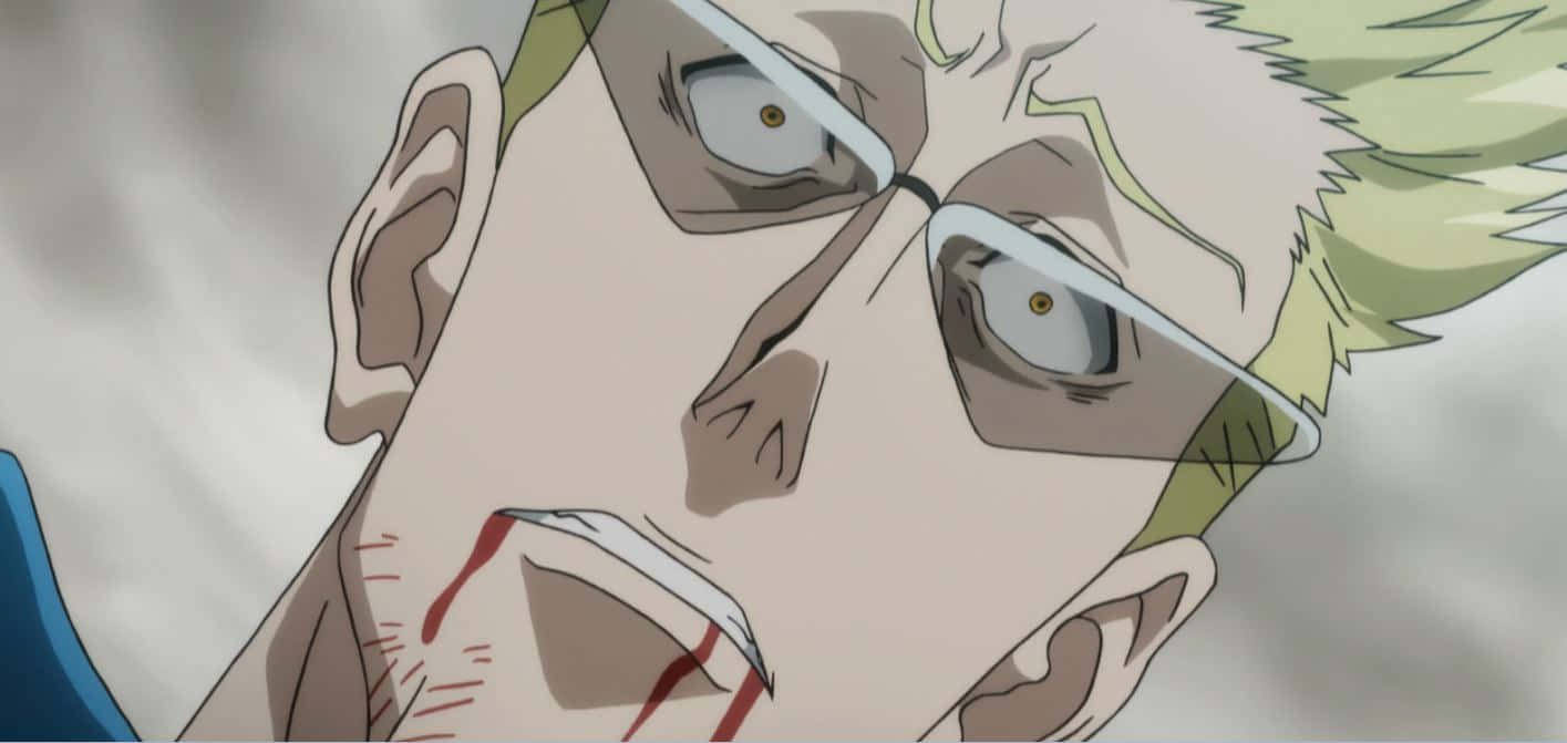 Genthru, green hair, glasses, HD Desktop Wallpaper