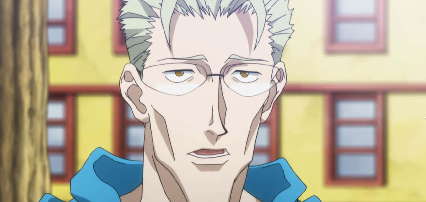 Genthru, 1394 x 664, spiky silver hair, HD Desktop Wallpaper