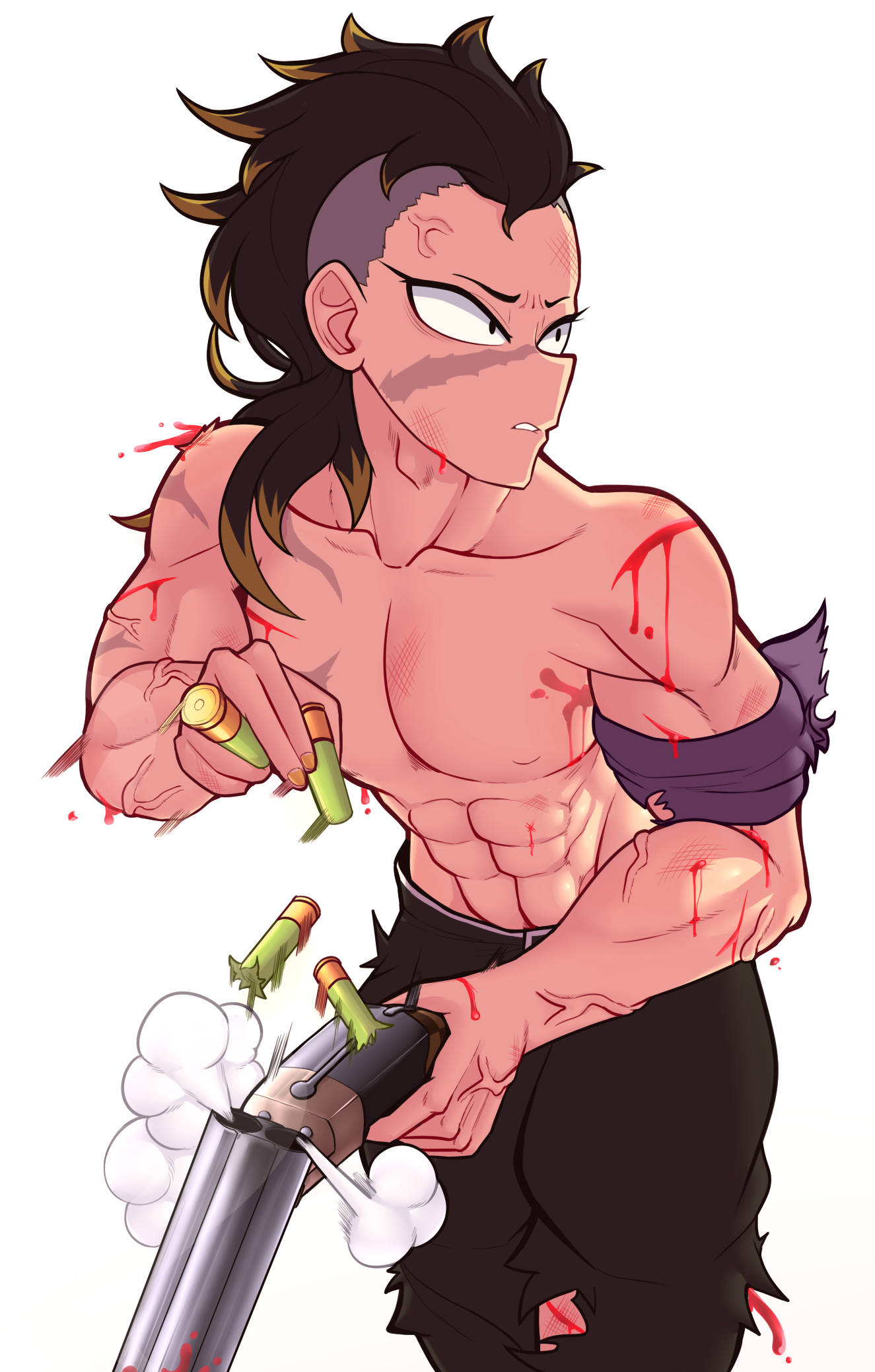 Genya, shotgun, grenades, Full HD Phone Wallpaper