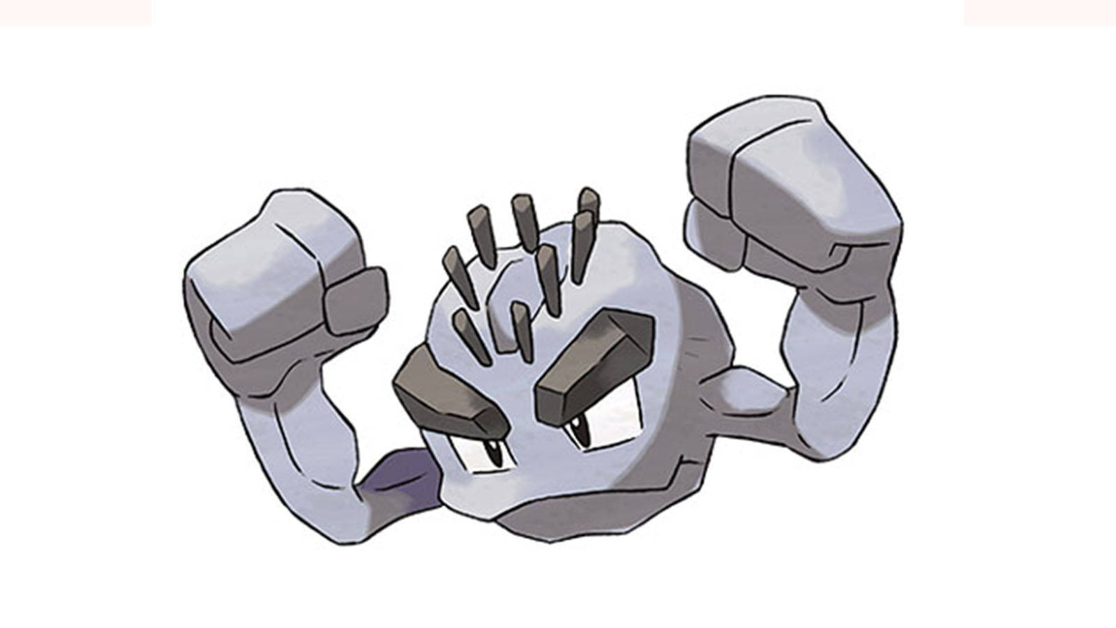 Geodude, gray, rock-like, HD Desktop Wallpaper