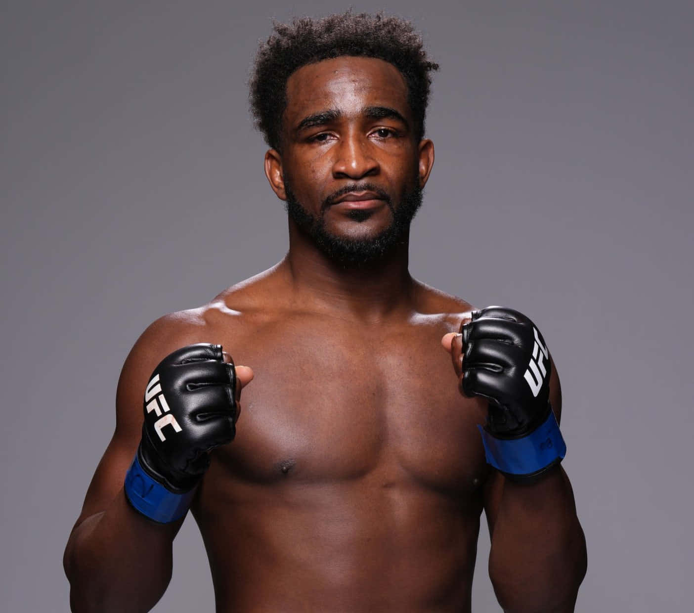 Geoff Neal, UFC gloves, blue wrist wraps, HD Desktop Wallpaper