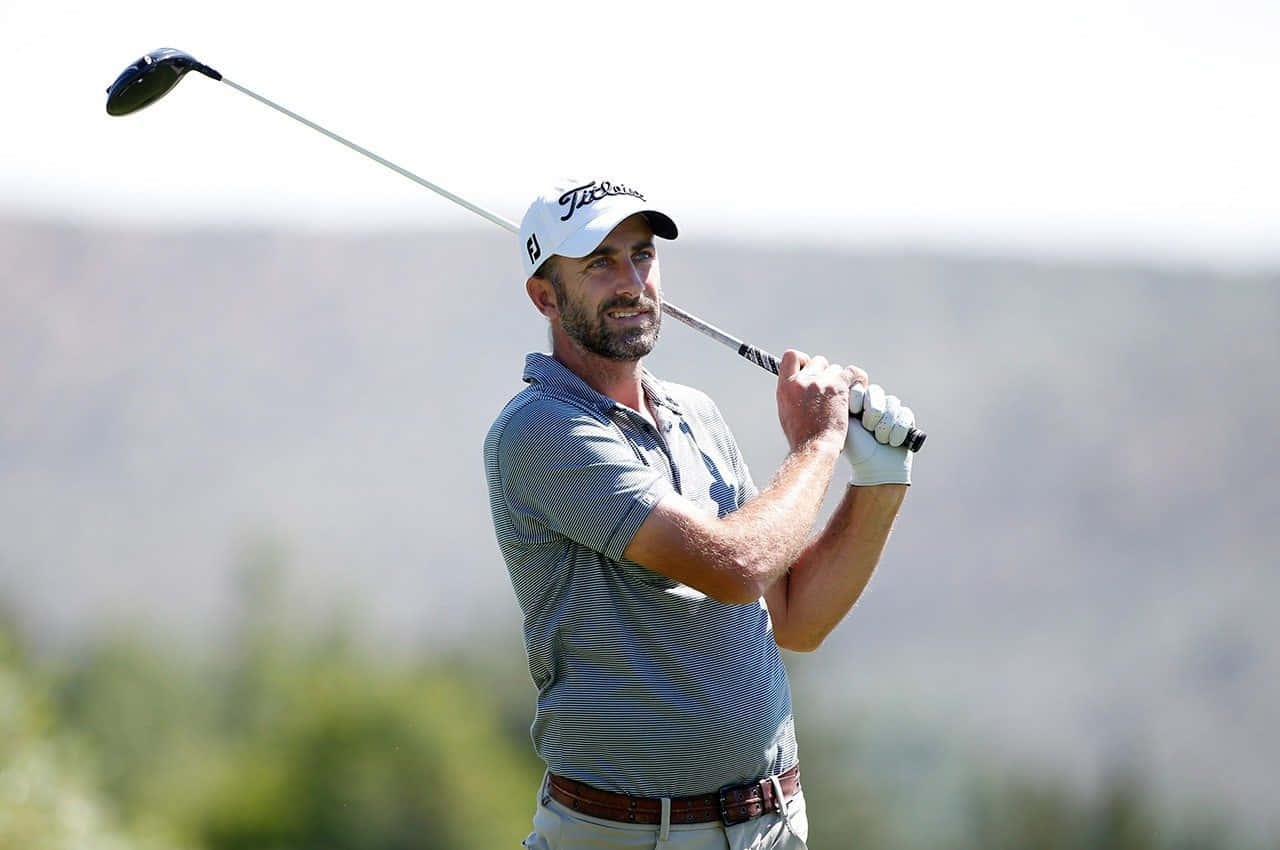 Geoff Ogilvy, golfer, mid-swing, HD Desktop Wallpaper